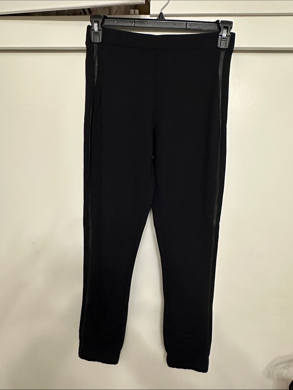 SPANX Black Side-Panel Joggers SZ Medium